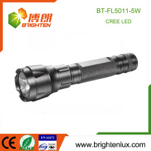 Venta al por mayor de emergencia de uso Ultra Bright Rechargeable 18650 Cree Cree de aluminio Led Linterna 5W llevó antorcha ferroviaria